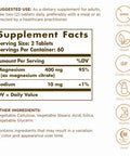 Solgar Magnesium Citrate 120 Tablets - Promotes Healthy Bones - Supports Nerve & Muscle Function - Non Gmo Vegan Gluten Free Dairy Free Kosher - 60 Servings