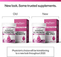 Prebiotics Probiotics for Women Biotin 10000mcg with Coconut Oil for Hair Growth