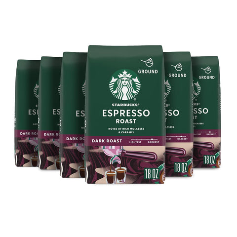 Starbucks Ground Coffee, Dark Roast Hot or Iced Coffee, French Roast, 28 oz