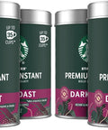 Starbucks Premium Instant Coffee Dark Roast, 3 Tins 3.17 oz | 100% Arabica premium instant and microground coffee; Dark Roast; 3 tins, 3.17 oz each