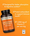 Dr Mercola Liposomal Vitamin C 1,000mg 180 Capsules 90 Days Supply