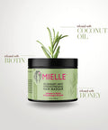 Mielle Organics Rosemary Mint Strengthening Hair Masque, Essential Oil & Biotin Deep Treatment, Miracle Repair for Dry, Damaged, & Frizzy Hair, 12 Ounces