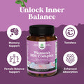 Natures Craft Potent DIM Supplement for Women - Hormone Balance for Women with DIM and Black Pepper for Menopause Support and PMS Relief - Menopause Supplements for Women - Extra Strength 300mg per serving DIM