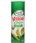 Sensible Portions Stacked Garden Veggie Chips, Salt & Vinegar, 5 oz