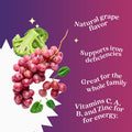 Belive Iron Gummies - Multivitamin With Iron, Vitamins & Zinc For Blood Oxygen - Grape Flavor, Vegan Supplement For Women, Men & Kids