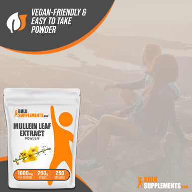 Bulksupplements.Com Mullein Leaf Extract - Verbascum Thapsus, Mullein Supplement - Herbal Supplement For Immune Support, Pack Of 1 - Gluten Free, 1000Mg Per Serving, 250G (8.8 Oz)