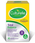 Culturelle Total Balance Dual Action Probiotic Helps Ease Occasional Constipation to Restore Regularity for Digestive and Immune Support 1 Easy Convenient Capsule Per Day 30 CT