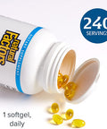 Natural Factors Vitamin D3 5000 IU 125 mcg Supports Strong Bones Muscles and Immune Function 240 Softgels