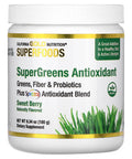 California Gold Nutrition Superfood, Supergreens Antioxidant, Sweet Berry, 6.34 Oz (180 G)