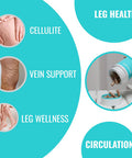 Upnourish Vein Health Supplement, Cellulite Support And Leg Circulation Booster With Caviar Collagen, Sod, Morosil, Butchers Broom, Horse Chesnut 90Ct