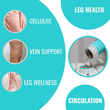 Upnourish Vein Health Supplement, Cellulite Support And Leg Circulation Booster With Caviar Collagen, Sod, Morosil, Butchers Broom, Horse Chesnut 90Ct
