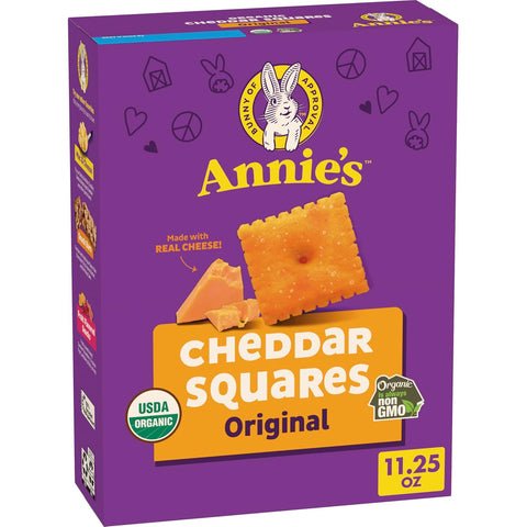 Annie's Organic Friends Bunny Grahams, Chocolate Chip, Chocolate, and Honey Baked Graham Snacks, 11.25 oz