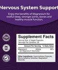 Bundle of Magnesium Glycinate Capsules Mineral and Nootropic Brain Focus Mushroom - Immune Support Bone Health Mood Support - 10X Mushroom Blend for Sugar Balance and Mental Focus