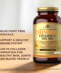 Solgar Chewable Vitamin C 500 Mg Orange Flavor - 90 Tablets Pack Of 2 - Antioxidant & Immune Support - Non-Gmo Vegan Gluten Free Kosher - 180 Total Servings