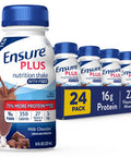 Ensure Plus Nutrition Shake With Fiber & Max Protein Nutrition Shake With 30G Of Protein 1G Of Sugar High Protein Shake Milk Chocolate 11 Fl Oz (Pack Of 12) Liquid Halal