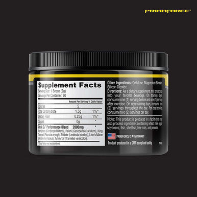 PrimaForce Peak O2 Workout Supplement 120 grams Proprietary Blend NonGMO Vegan and Gluten Free