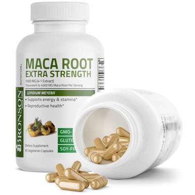 Bronson Maca Root Extra Lepidium Meyenii, Non-Gmo, 90 Vegetarian Capsules