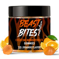 BEAST BITES Nutrition Creatine Monohydrate Gummies for Men & Women - 5g of Creatine Monohydrate per Serving - Sugar Free,Vegan, Orange Flavor, 135 Count (45 Servings).