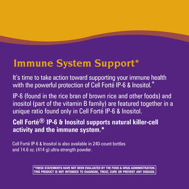 Nature'S Way Cell Forte Ip-6 & Inositol Supports Natural Killer-Cell Activity, 120 Capsules
