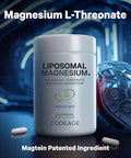 Codeage Liposomal Magnesium L-Threonate Supplement Patented Magtein Magnesium Threonate for Brain Health Memory and Cognitive Function Support Bioavailable L Threonate Non-GMO - 90 Capsules