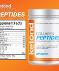 Ketond Collagen Peptides Collagen Peptides for Nails, Hair, Joints and Skin Unflavored (20 Servings)