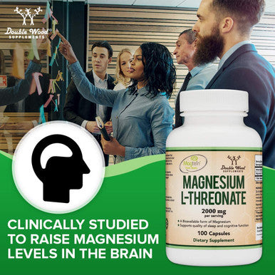 Magnesium LThreonate Magtein and Alpha GPC Bundle Two Essential Nutrients Choline and Magnesium for Cognitive Function Support
