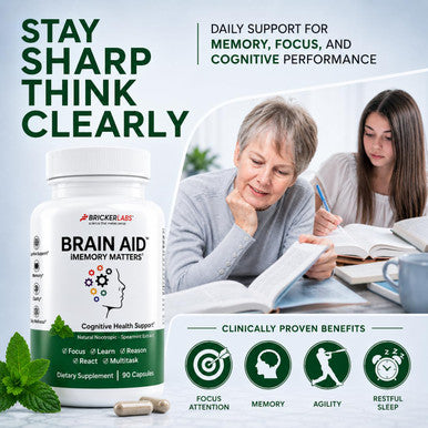 Bricker Labs Brain Aid Memory Matters