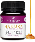 New Zealand Honey Co. Raw Manuka Honey UMF 24+ / MGO 1122+ | 4.4oz | 125g | Medical Grade Raw Honey