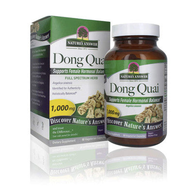 Nature's Answer Dong Quai Root Herb Supplement Vegetarian Capsules 90 Capsules
