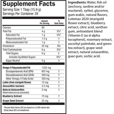 Barlean's Eye Remedy 16Oz Fresh Flaxseed Oil Softgels From Cold Pressed Flax Seeds 250Ct
