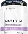 Vitauthority Magnesium LThreonate Biglycenate Chelate Blend GABA and LTheanine Sleep Support 90 Capsules 30 Servings