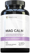 Vitauthority Magnesium LThreonate Biglycenate Chelate Blend GABA and LTheanine Sleep Support 90 Capsules 30 Servings