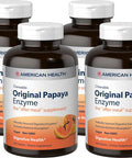 American Health 4 Pack Of Original Papaya Enzyme Chewable 600 Tablets