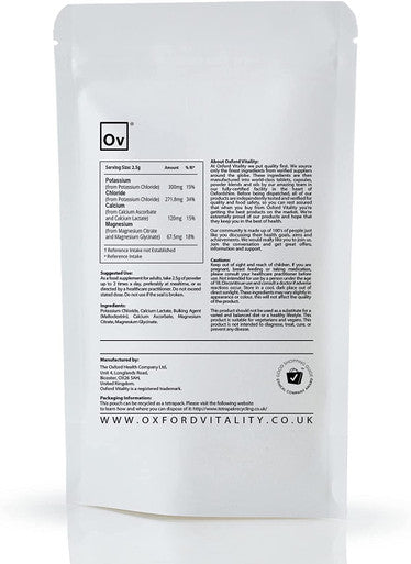 Ov Oxford Vitality | Electrolytes Powder | Protein Synthesis (250g)