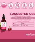 MaryRuth Organics Vitamin B Complex B Vitamins Complex Biotin Vitamin B12 Niacin Folate Metabolic Support Supplement 1 Fl Oz