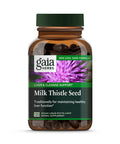 Gaia Herbs Milk Thistle Seed - Liver Supplement & Cleanse Support for Maintaining Healthy Liver Function* - with Milk Thistle Seed Extract - 120 Vegan Liquid Phyto-Capsules (40-Day Supply)