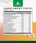 Herbevia Multivitamin Daily for Men Women & Teens - Support for Overall Health - Vegan Immune Booster & Energy Support Supplement - Minerals for Bone Health - Halal Certified GMO-Free - 60 Tablets