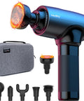 Deep Tissue Massage Gun With Heat Head, Handheld Muscle Massage Gun With Carry Case, Electric Muscle Massage Gun With 6 Replacements For Athletes Home Gym Gift, Fsa And Hsa Eligible