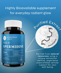 Neurogan Spermidine Pro Supplements Capsules - Enhanced Absorption For Cellular Regeneration, Energy, Healthy Aging & Focus - Spermidine Supplements For Women & Men, Take 1 Daily (50Mg, 120 Capsules)
