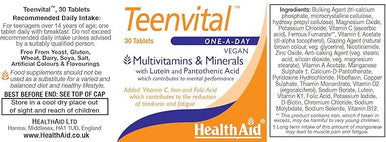 Healthaid Teenvital - 30 Vegan Tablets