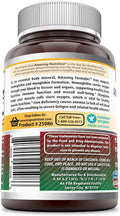 Amazing Nutrition Formulas Iron as Iron Bisglycinate 25 Mg Veggie Capsules (Non-GMOGluten ) - Supports Oxygen Supply to Tissues & Organs-Helps in The Formation of Hemoglobin&Myoglobin.(90 Veggie Capsules)
