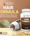 Dr. Berg AllinOne Vitamins for Hair Skin and Nails Advanced Formula with Biotin Saw Palmetto DHT Blocker and Trace Minerals 90 Veg Capsules