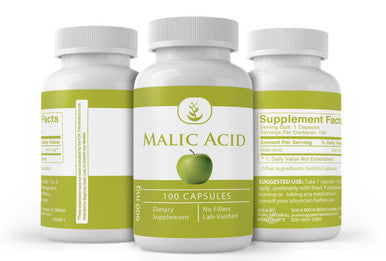 PURE ORIGINAL INGREDIENTS Chanca Piedra & Malic Acid Capsule Bundle (100 Capsules Each), No Additives Or Fillers, Lab Verified