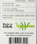 Bio Nutrition Inc, California Poppy, 60 Vcap