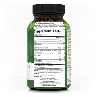 Irwin Naturals Carb Blocker Neutralize Carbohydrates And Support Metabolism Liquid Softgels - Pack Of 2