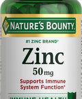 Natures Bounty zinc 50mg - 100 Tablets