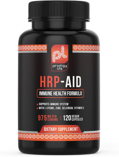 Premium Immune Support - HRP-Aid Cold Sore Medicine - Lysine Complex with Vitamin C, Zinc. L-Lysine 250mg. All Natural Formula (120ct)
