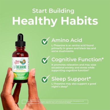 MaryRuth Organics L-Theanine Liquid Drops