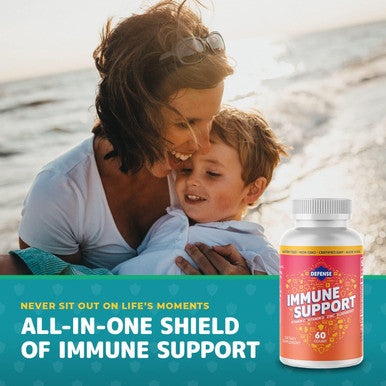 Supplement For Adults 30 Day Supply High Potency Immune Boost For Men And Women With Vitamin C, Zinc, Elderberry, And Vitamin D3, Daily Antioxidant, Non Gmo, Gluten-