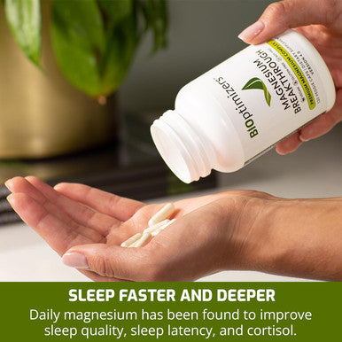 Magnesium Breakthrough Supplement 4.0 - Has 7 Forms Of Magnesium: Glycinate, Malate, Citrate, And More - Natural Sleep And Brain Supplement - 30 Capsules
